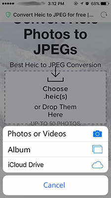 HEIC to JPG Online