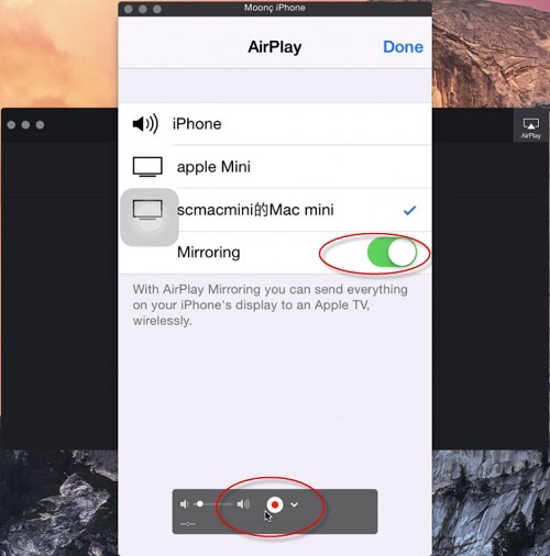 Chromecast from iPhone to Windows recording