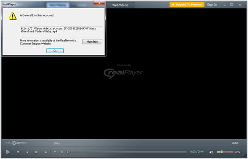 RealPlayer Free DownloadWindows 7/10 problem