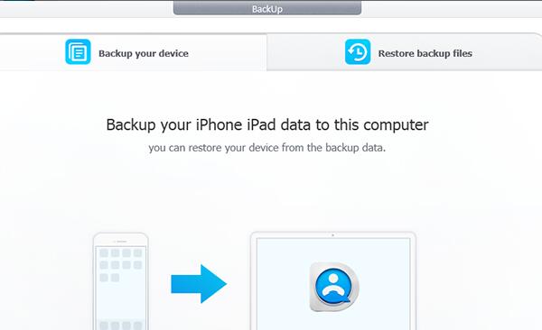 Backup iPhone with DearMob iPhone Manager