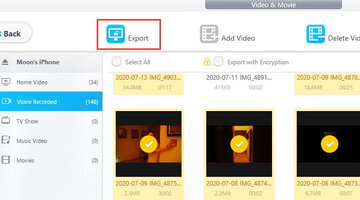 can imovie export mp4