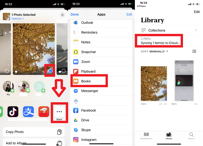 how to open pdf in pages on iphone
