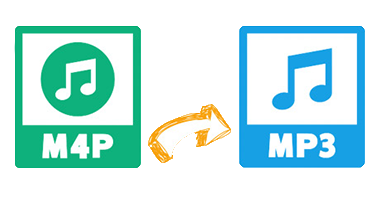 change m4p to mp3 files