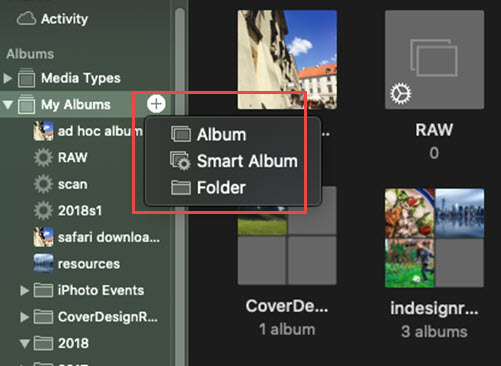 iphoto library manager can drag all events and albums