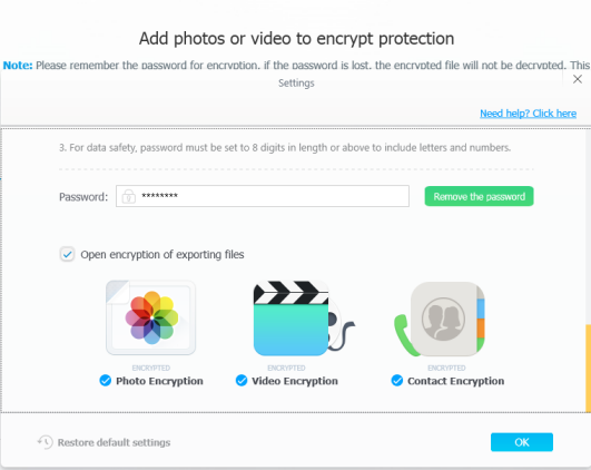 encrypt backup meaning iphone