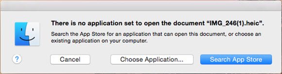 HEIC Won't Opem on Mac