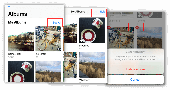 How To Delete Photo Albums From IPhone