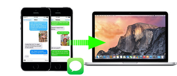 how to link iphone text messages to mac