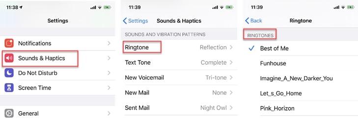 voice ringtones on iphone