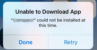 iphone unable to download item