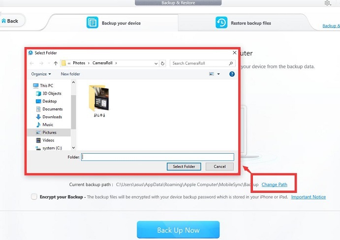 Fix Can T Change Itunes Backup Location To D Drive Nas Das