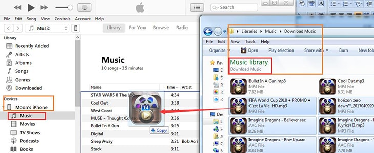 How To Drag And Drop Any Music To IPhone Without ITunes Sync 