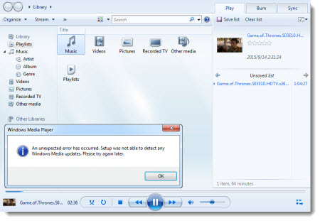 Windows Media Player Update Notes Before You Decide To Update